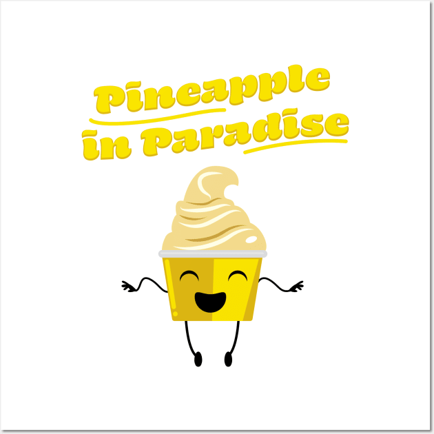 Pineapple in Paradise Wall Art by World of Walt